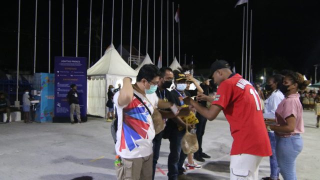 SIMULASI PENYAMBUTAN KONTINGEN