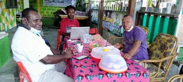 Ketua Pematik saat bincang-bincang HPN 2022