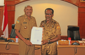 Sekda Kota Jayapura, Frans Pekey Resmi Jabat Plh Walikota Jayapura