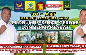 Ribuan Massa dari 19 Distrik Siap Antar JJO dan ART ke KPU