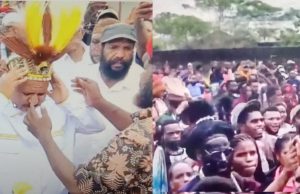 Ketika Ribuan Rakyat Yahukimo Menyambut Jhon Tabo dan Ones Pahabol