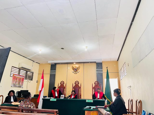 SIDANG PELAKU PENEMBAK YAN WARINUSI