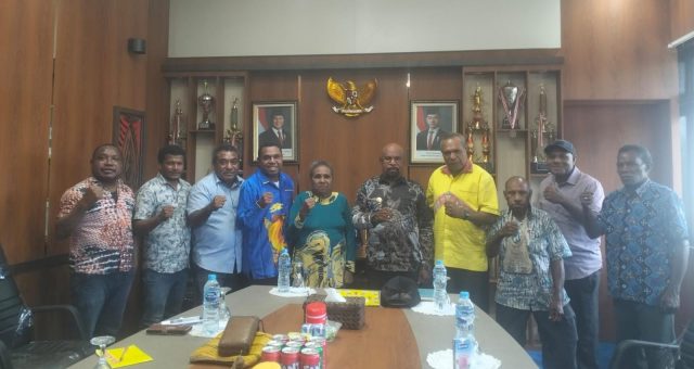 Panitia Konferensi Dewan Adat Mamta-Tabi dan Pemuda hari ini (1/9/2026) bertemu Bupati Jayapura, Dr. Yunus Winda