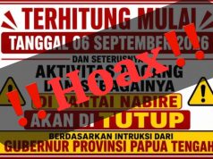 Meki Nawipa Tegaskan, Informasi Penutupan Aktivitas Dagang di Pantai Nabire Adalah Hoaks