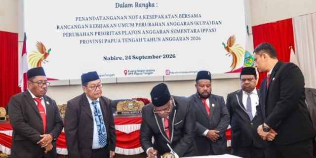 nawipa tandatanga nota keuangan di dprp