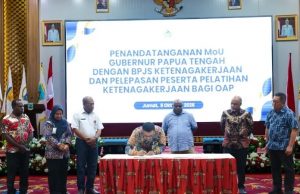 Papua Tengah Catat Kesenjangan 30.941 Peserta Jaminan Sosial
